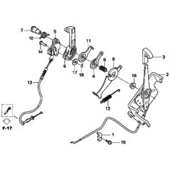 Throttle Lever for Honda HRX426C