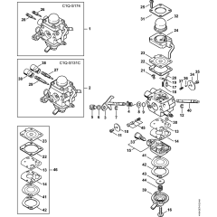 Carburetor Assembly for Stihl HT101