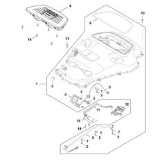 Upper Housing for Stihl iMOW 7.0 PRO