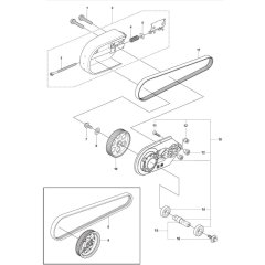 Belt Guard & Pulley Assembly