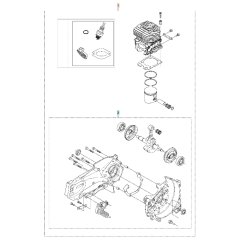 Engine for Husqvarna K770
