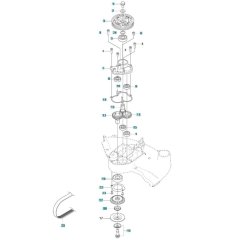 Gear Assembly for Husqvarna K770