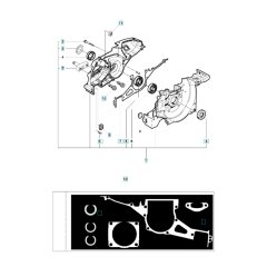 Crankcase Assembly for K950