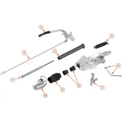Complete Assembly for Knott KF20 Overrun Device