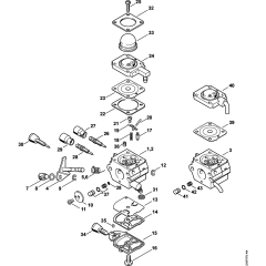 Carburetor for Stihl KM55