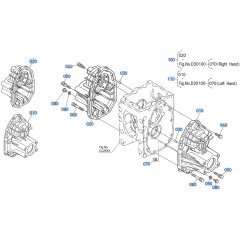 Front Axle Case Assembly for Kubota F3680 Front-Mount Mower