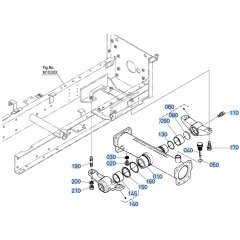 Rear Differential Case Assembly for Kubota F3680 Front-Mount Mower