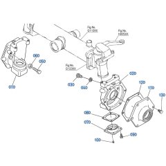 Rear Axle Case Assembly for Kubota F3680 Front-Mount Mower