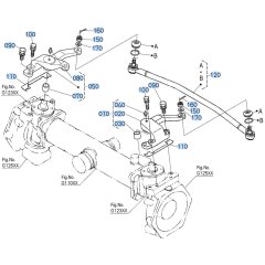 Tie Rod Assembly for Kubota F3680 Front-Mount Mower