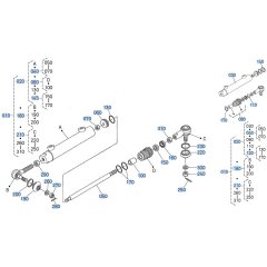 Steering Cylinder Assembly for Kubota F3680 Front-Mount Mower