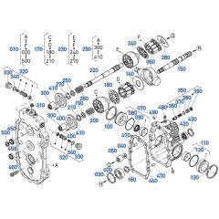 Hydrostatic Transmission Assembly for Kubota F3680 Front-Mount Mower