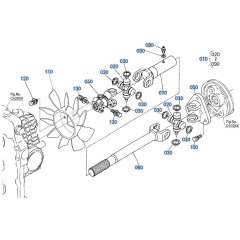 Universal Joint Assembly for Kubota F3680 Front-Mount Mower
