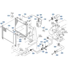 Radiator Assembly for Kubota F3680 Front-Mount Mower