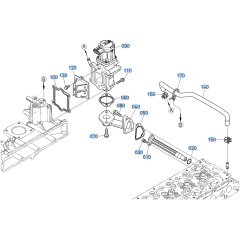 EGR Valve Assembly for Kubota F3710 Front-Mount Mower