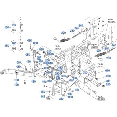 Mower Linkage Assembly for Kubota F3710 Front-Mount Mower