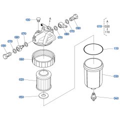 Separator Assembly for Kubota F3710 Front-Mount Mower