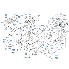 Fender Assembly for Kubota F3710 Front-Mount Mower