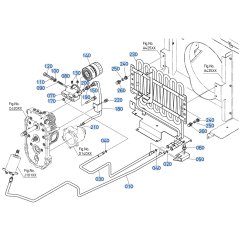 Oil Cooler Assembly for Kubota F3710 Front-Mount Mower