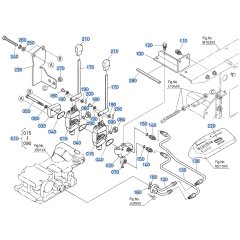Control Lever Assembly -1 for Kubota F3710 Front-Mount Mower