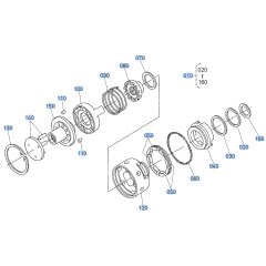 One Way Clutch Assembly for Kubota F3710 Front-Mount Mower