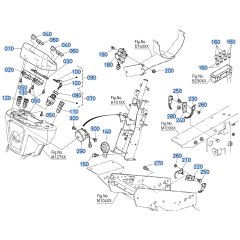 Instrument Panel Assembly for Kubota F3710 Front-Mount Mower
