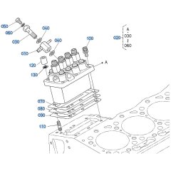 Injection Pump Assembly for Kubota F3990 Front-Mount Mower