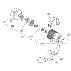 Air Cleaner Assembly for Kubota F3990 Front-Mount Mower