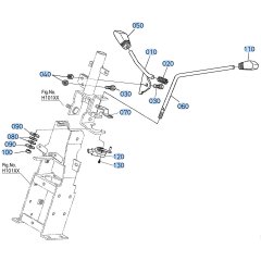Accelerator Lever Assembly for Kubota F3990 Front-Mount Mower