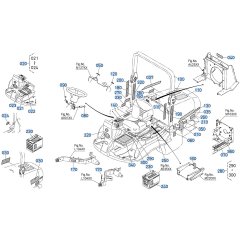 Decals for Kubota F3990 Front-Mount Mower