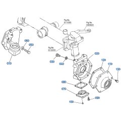 Rear Axle Case Assembly for Kubota F3990 Front-Mount Mower