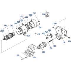 Starter Assembly for Kubota F3990 Front-Mount Mower