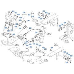 Instrument Panel Assembly for Kubota F3990 Front-Mount Mower