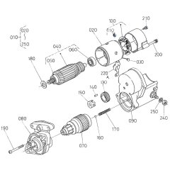 Starter Assembly for Kubota GF1800 Front-Mount Mower