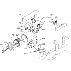 Air Cleaner Assembly for Kubota GF1800 Front-Mount Mower