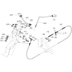 Accelerator Lever Assembly for Kubota GF1800 Front-Mount Mower