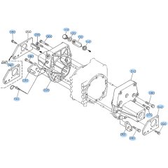 Front Axle Case Assembly for Kubota GF1800 Front-Mount Mower
