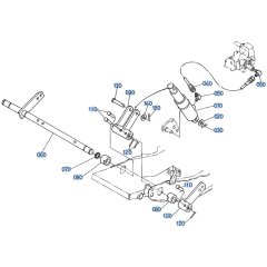 Lift Cylinder Assembly for Kubota GF1800 Front-Mount Mower