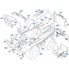 Decals for Kubota GF1800 Front-Mount Mower