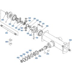 Rear Differential Assembly for Kubota GF1800 Front-Mount Mower