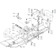 Frame Assembly for Kubota GF1800 Front-Mount Mower