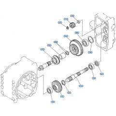 Brake Shaft Assembly for Kubota GF1800 Front-Mount Mower