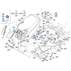 Bonnet Assembly for Kubota GR2000 Lawn Tractor