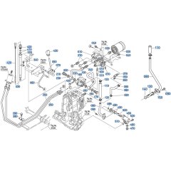 Control Lever Assembly for Kubota GR2000 Lawn Tractor