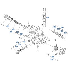 Control Valve Assembly for Kubota GR2000 Lawn Tractor