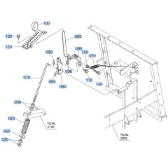 Clutch Control Lever Assembly for Kubota GR2000 Lawn Tractor