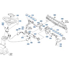 Steering Assembly for Kubota GR2000 Lawn Tractor