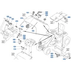 Instrument Panel Assembly for Kubota GR2000 Lawn Tractor