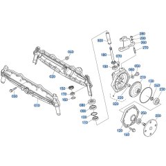 Front Axle (LH) Assembly for Kubota GR2000 Lawn Tractor