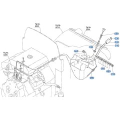 Accelerator Lever Assembly for Kubota GR2000 Lawn Tractor