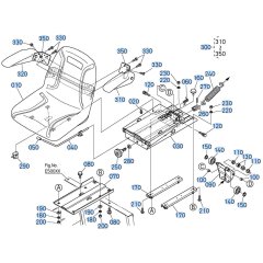 Seat Assembly for Kubota GR2010 Lawn Tractor